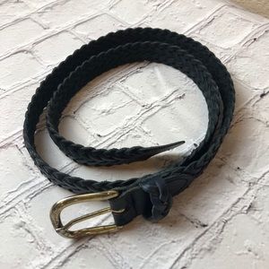 Capezio Navy blue woven leather belt‎ size Medium / Large